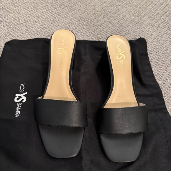 YOSI SAMRA Size 8 Black New Women's Danielle Heel Sandal - Picture 3 of 10